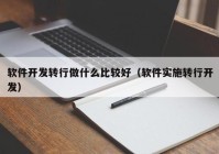 软件开发转行做什么比较好（软件实施转行开发）